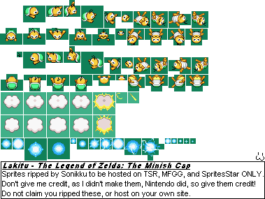 super mario kart lakitu sprites