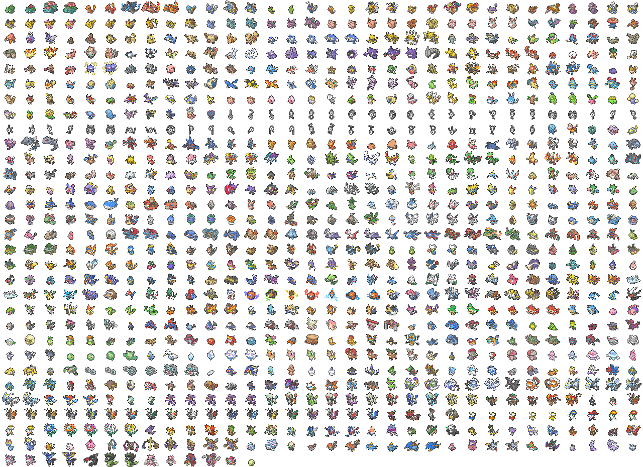 The Spriters Resource Full Sheet View Pokémon Omega Ruby Alpha