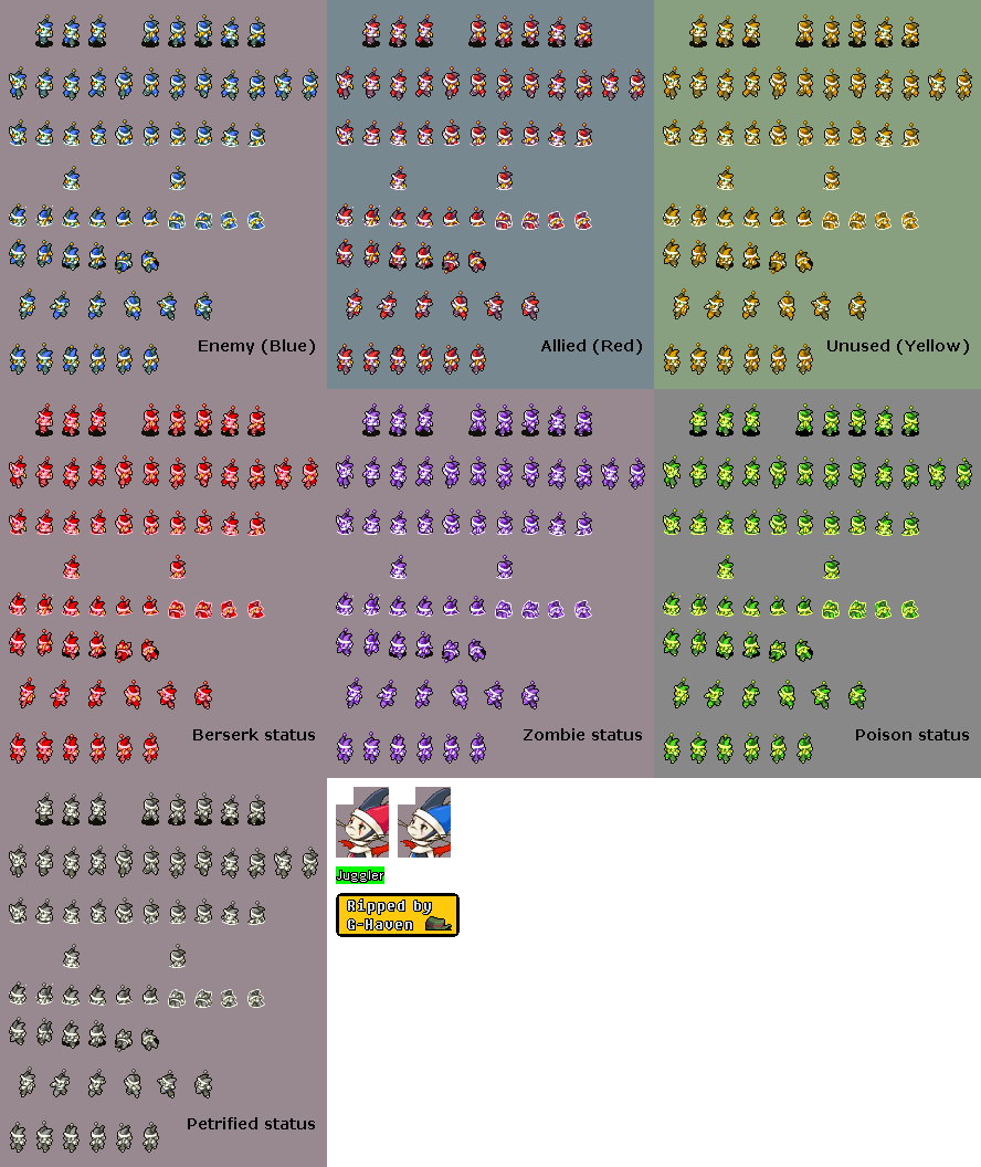 The Spriters Resource - Full Sheet View - Final Fantasy Tactics Advance ...