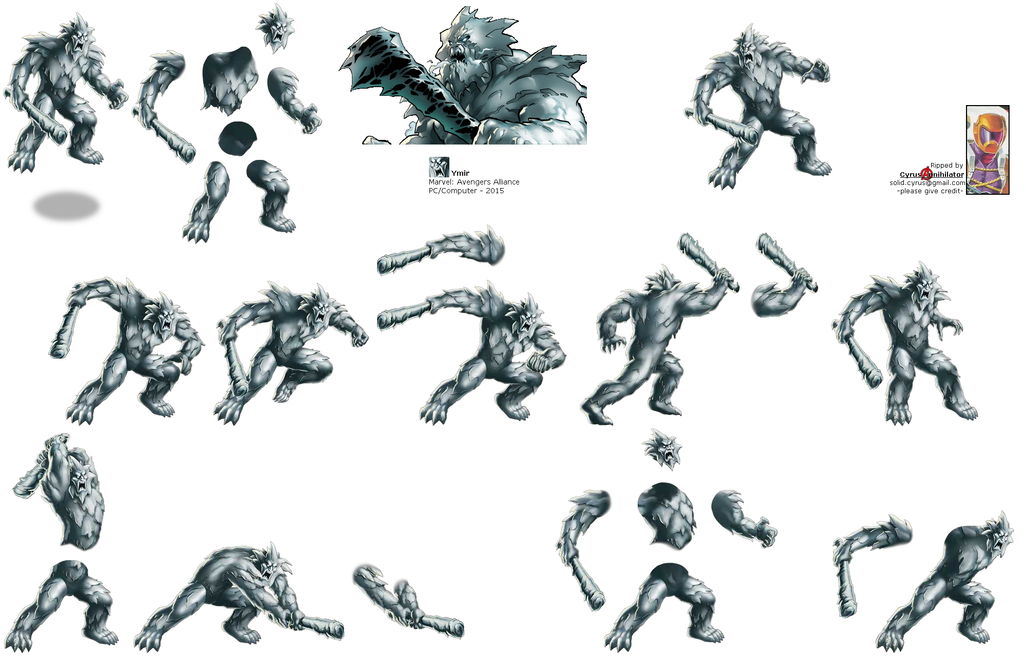 Ymir King of the Frost Giants sprites - [ CHARACTER SPRITES ] - Mugen ...