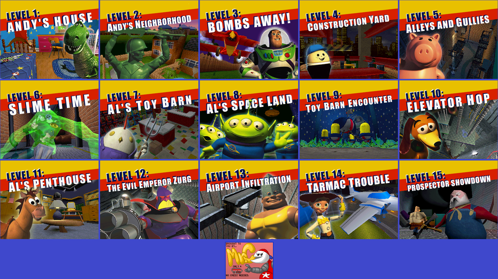toy story 2: buzz lightyear to the rescue platforms