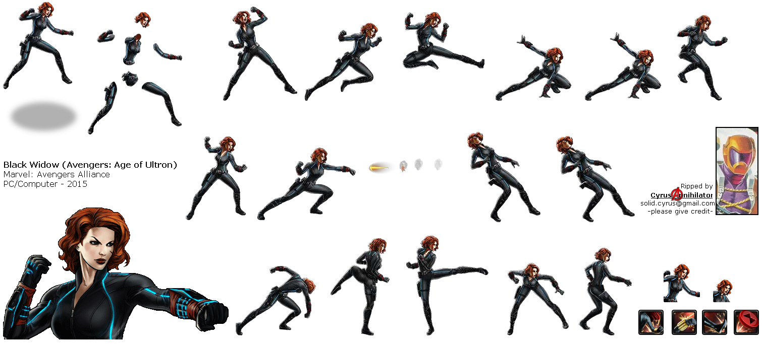 Browser Games - Marvel: Avengers Alliance - Black Widow (Ave