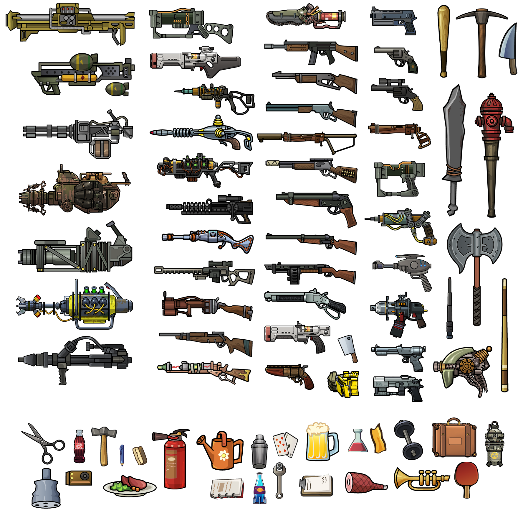 Weapons and Items