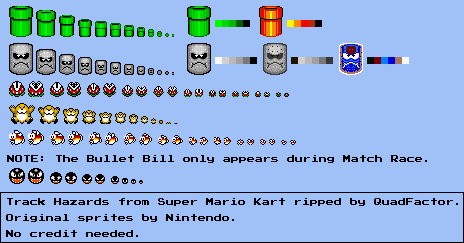 Super Mario Kart - Hazards
