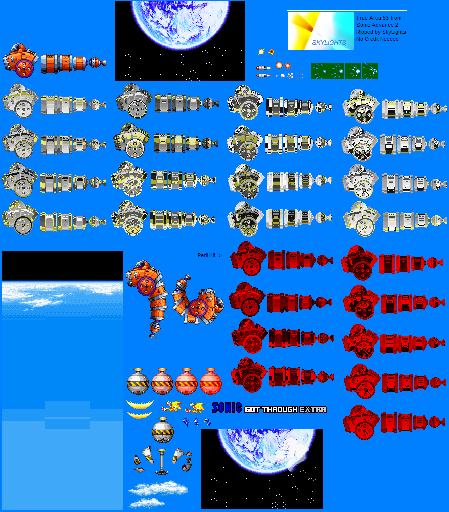 The Spriters Resource - Full Sheet View - Sonic Advance 2 ...