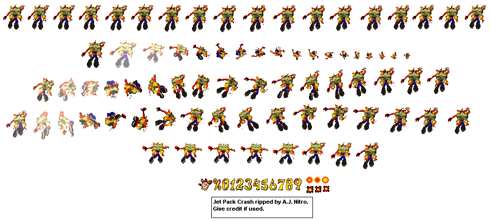 Crash Bandicoot: The Huge Adventure - Jet Pack Crash