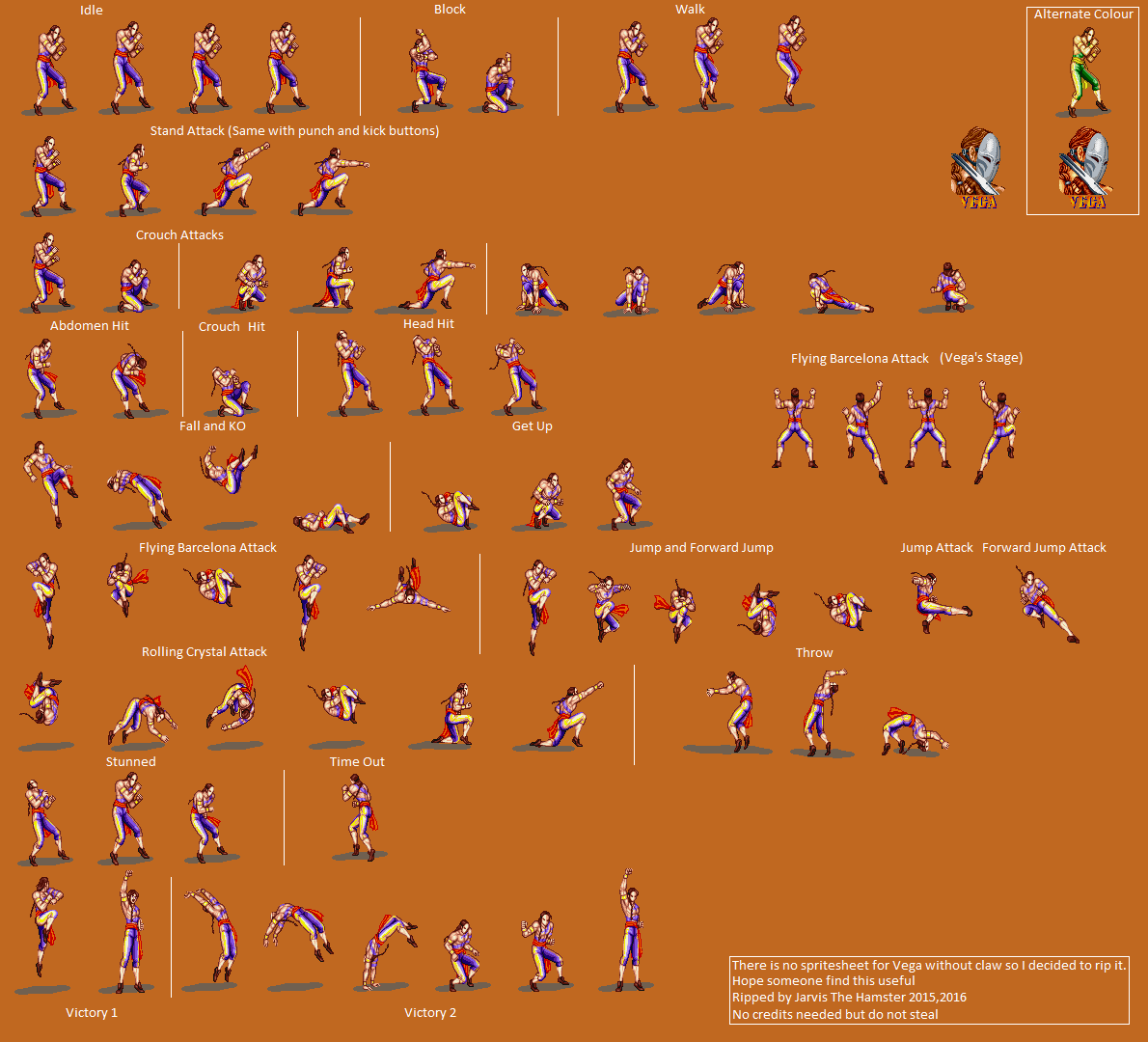 The Spriters Resource - Full Sheet View - Street Fighter 2 / Street ...