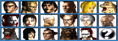 Tekken - Character Select