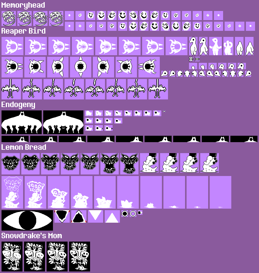 PC / Computer - Undertale - Amalgamates - The Spriters Resource