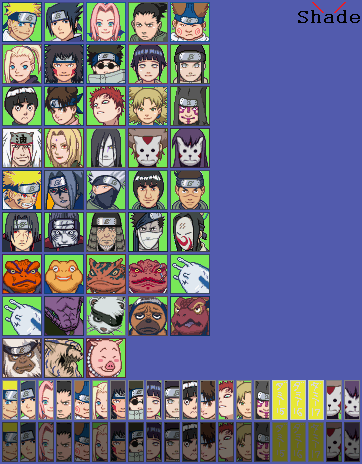 Naruto: Path of the Ninja 2 - Character Icons
