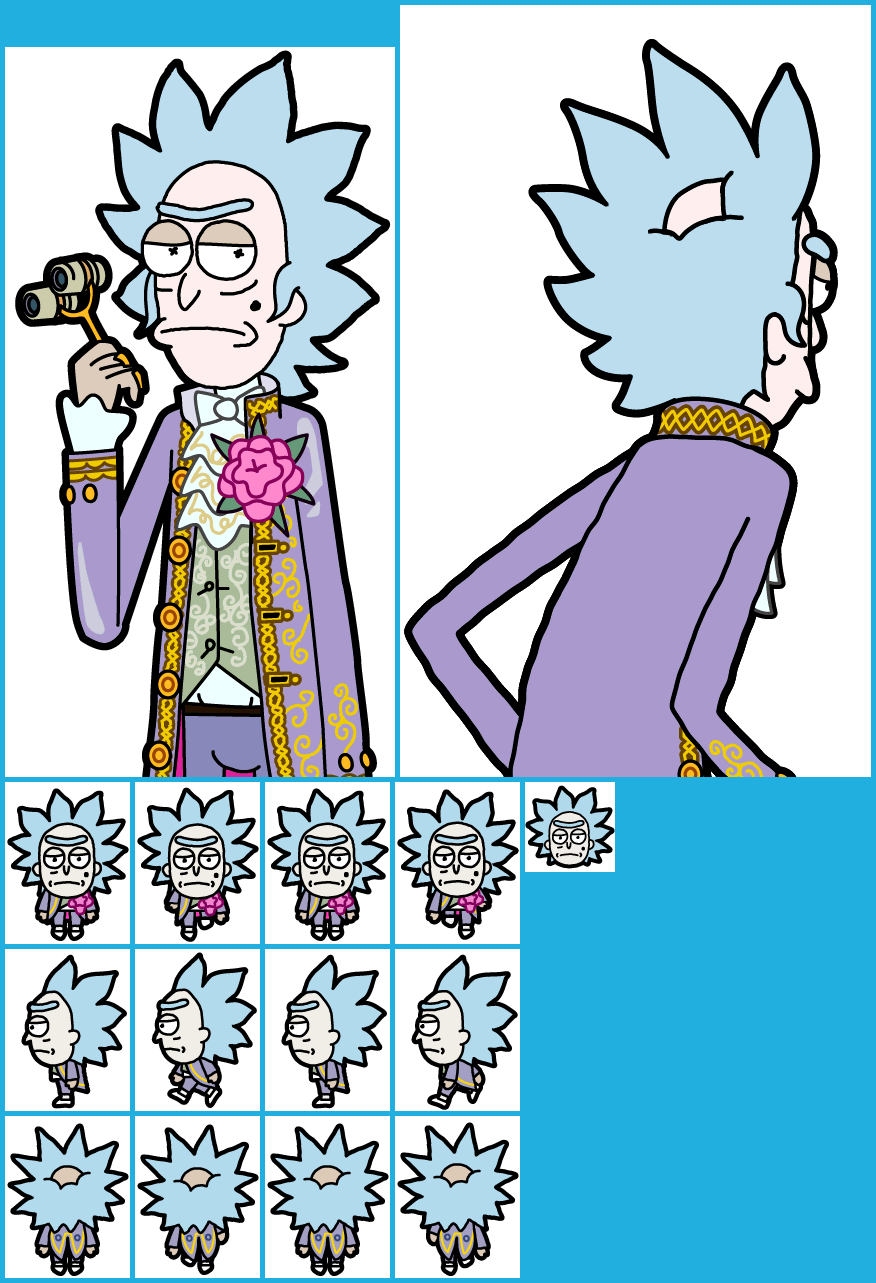 Mobile - Pocket Mortys - Dandy Rick - The Spriters Resource