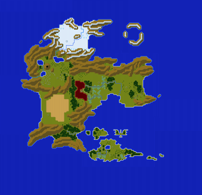 ActRaiser - World Map