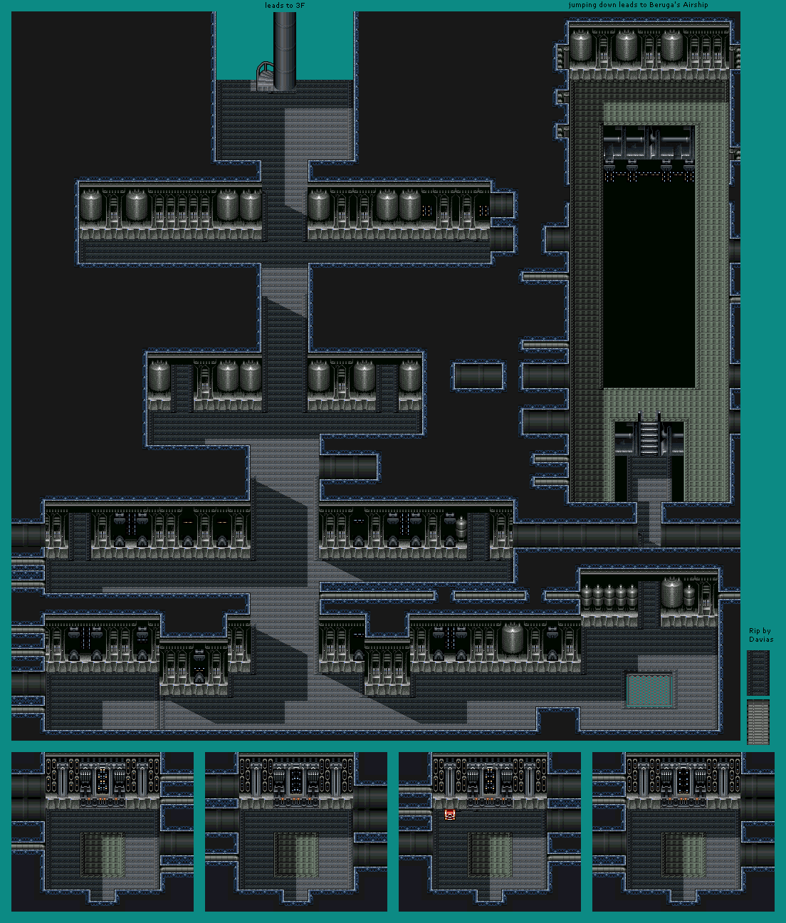 SNES - Terranigma - Beruga's Lab Tower 4F - The Spriters Resource