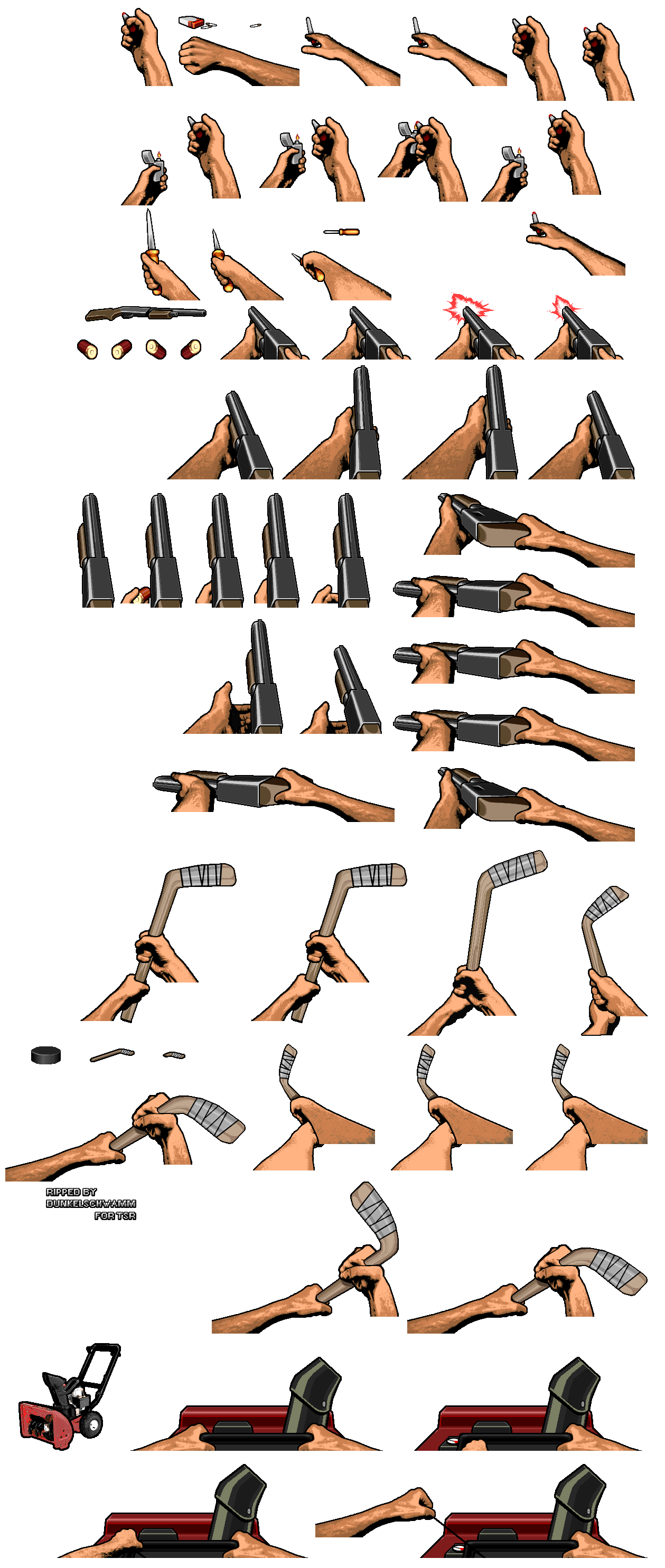 PC Computer Action Doom Winter Weapons The Spriters Resource