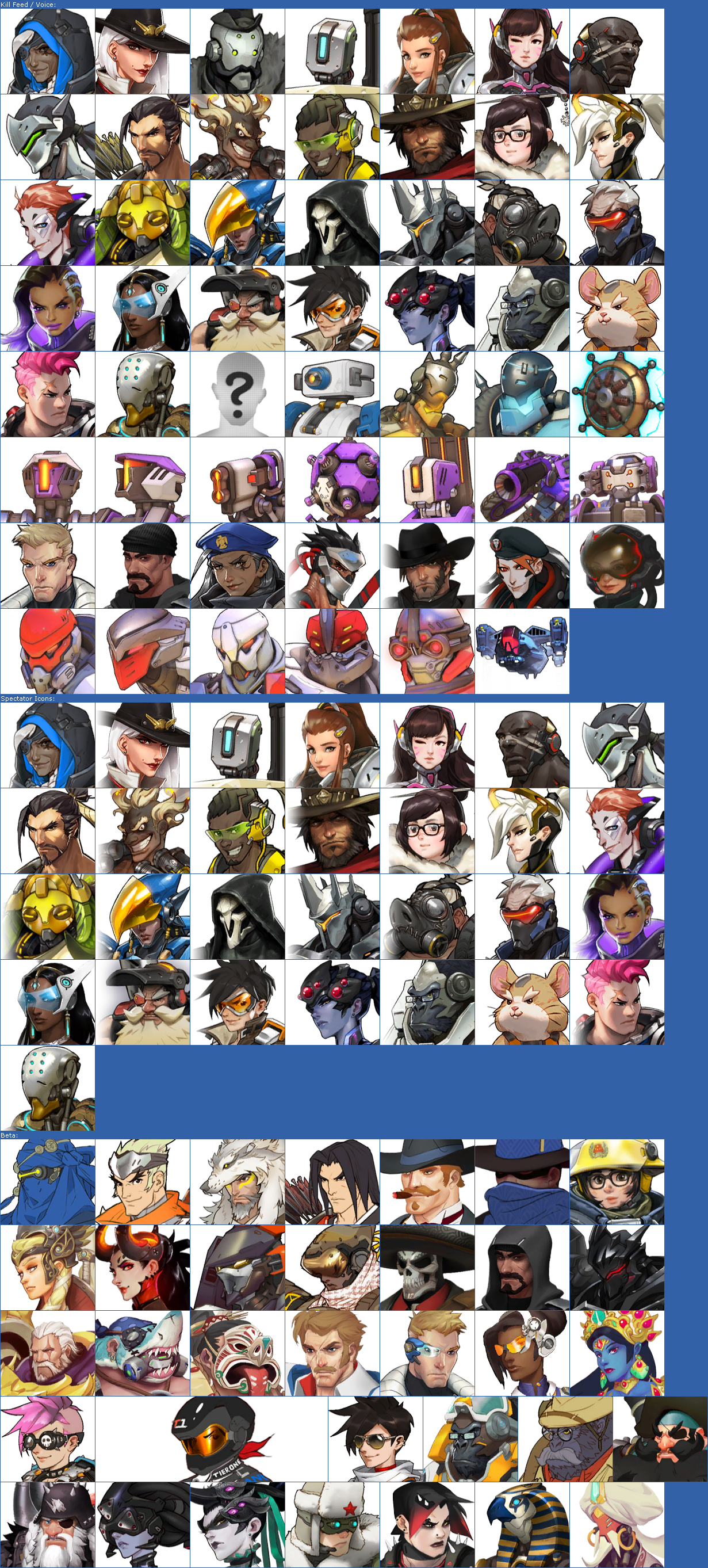 PC / Computer - Overwatch - Hero Icons - The Spriters Resource