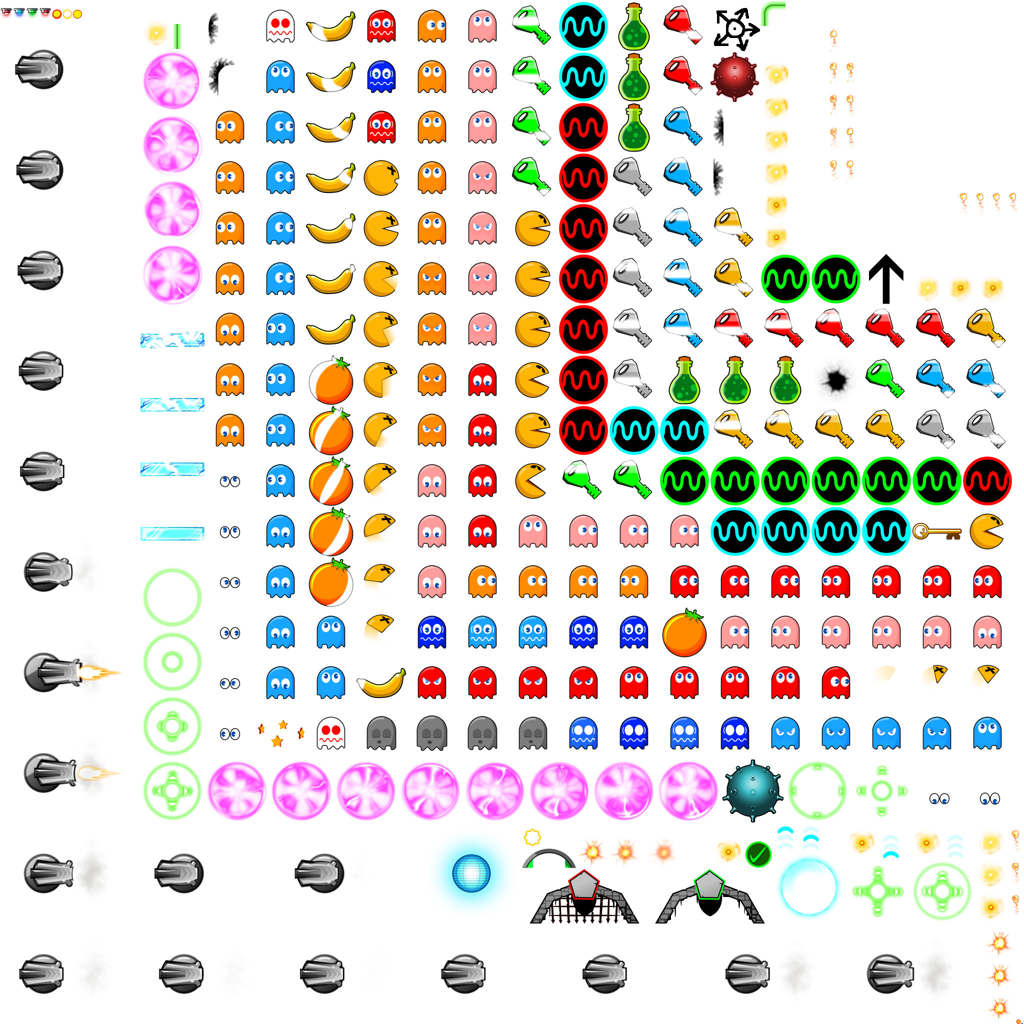 Mobile - Pac-Man Friends - Level Sprites - The Spriters Resource