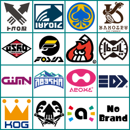 Splatoon Brands Chart