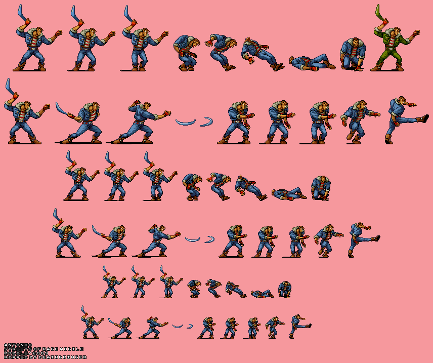 The Spriters Resource Full Sheet View Streets Of Rage