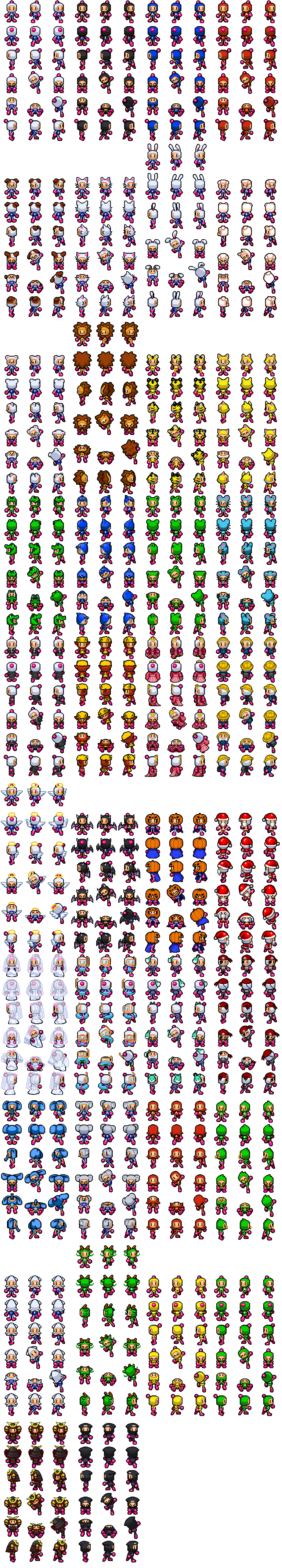 Mobile - Bomberman 100 Man Battle - Bomberman - The Spriters Resource