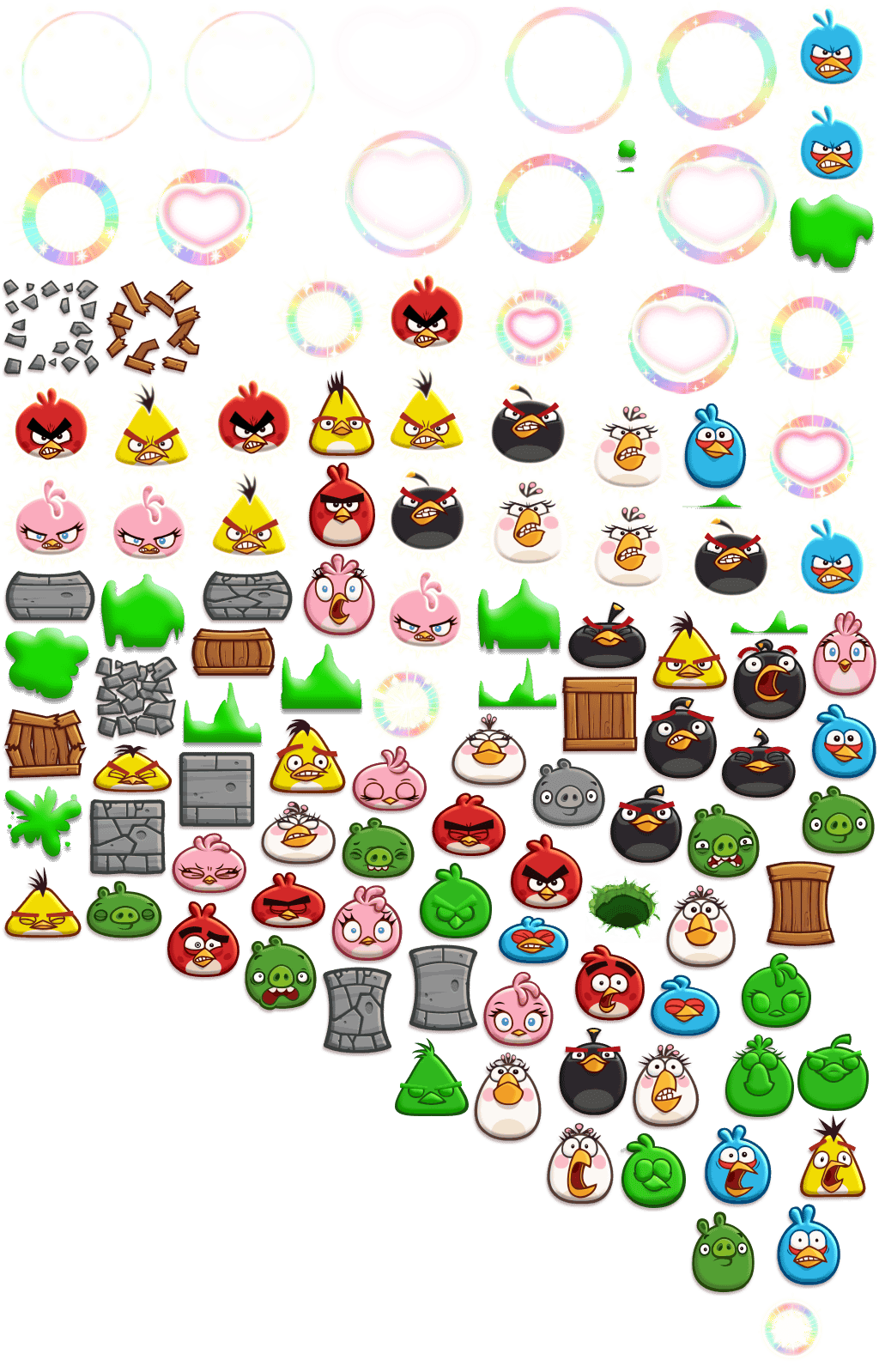 Angry Birds Sprite Sheet