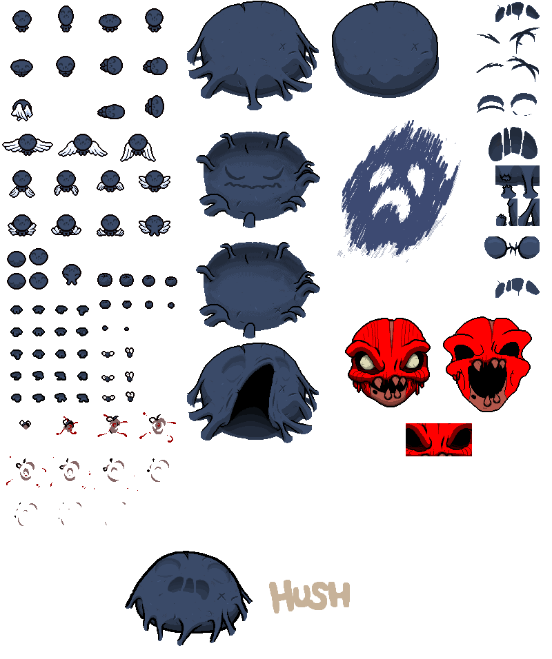 PC / Computer - The Binding of Isaac: Rebirth - Hush - The Spriters ...