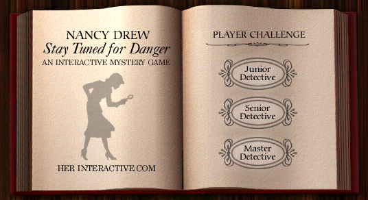 Nancy Drew: Stay Tuned For Danger - Player Challenge Screen