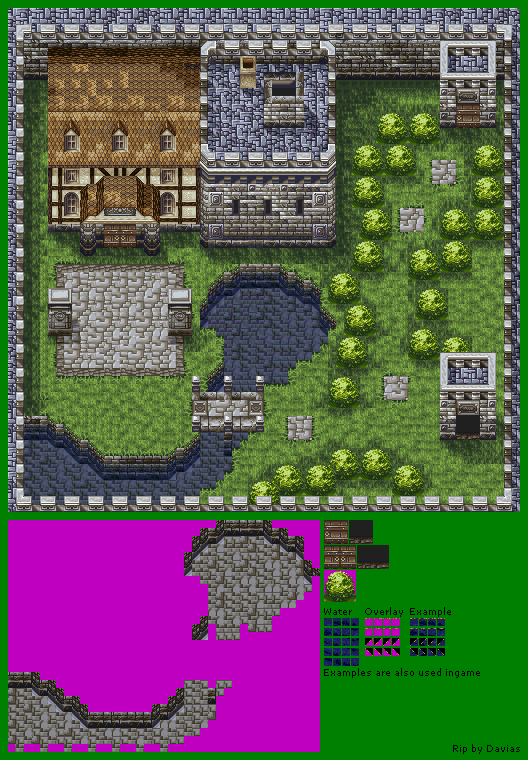 Ys V: Lost Kefin, Kingdom of Sand (JPN) - West Area (Orwell's House Exterior)