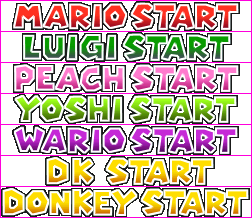 Mario Party - Start Screens