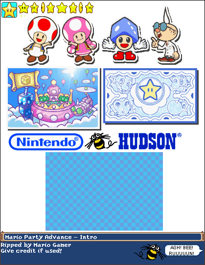 mario party advance sprites