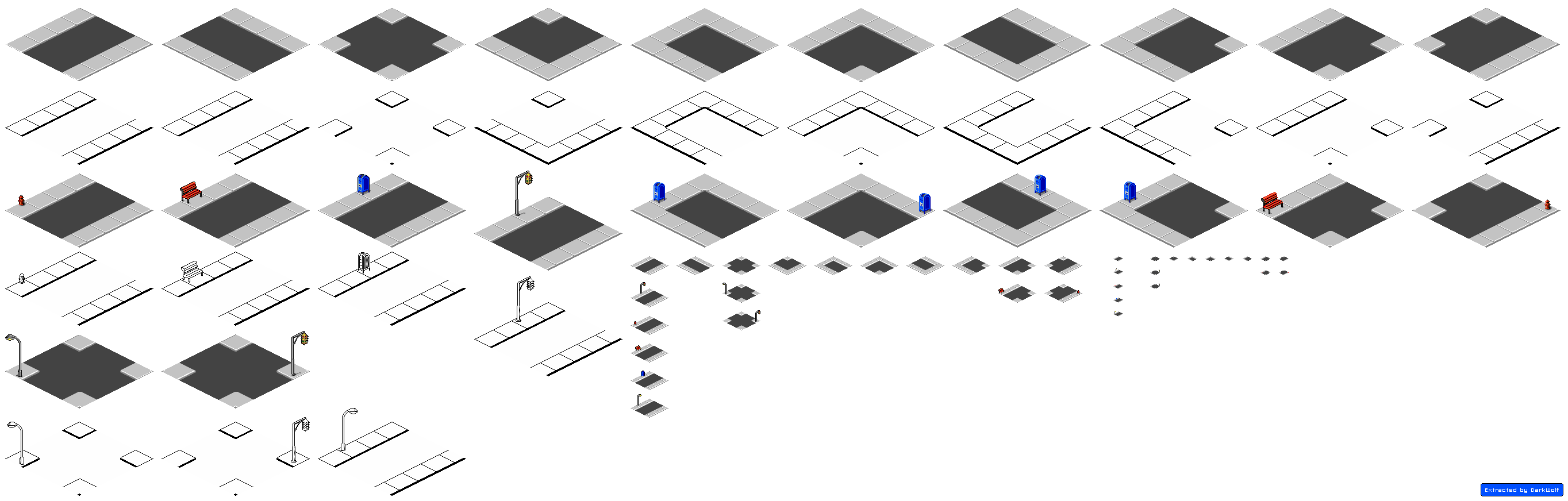 Road Sprite Sheet