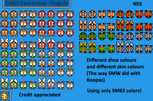 Custom   Edited - Mario Customs - Galoomba (smb3 Nes + Allstars) - The 