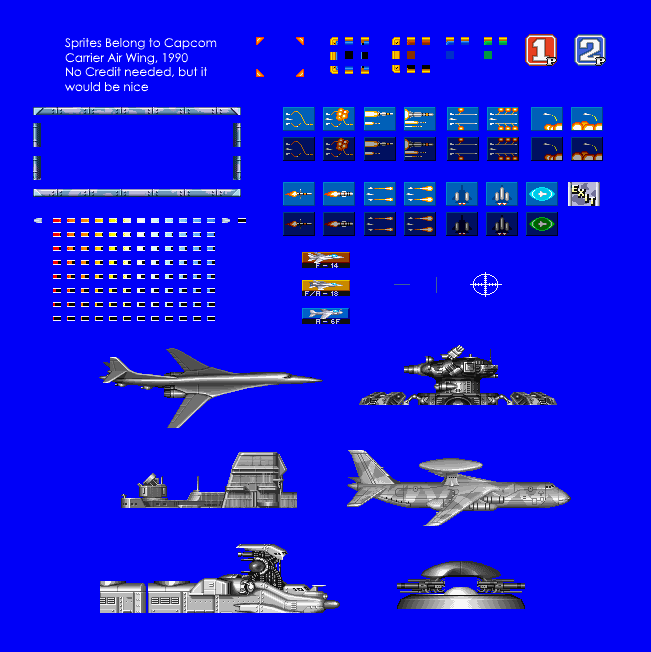 Arcade - Carrier Air Wing - Menus & Shops - The Spriters Resource