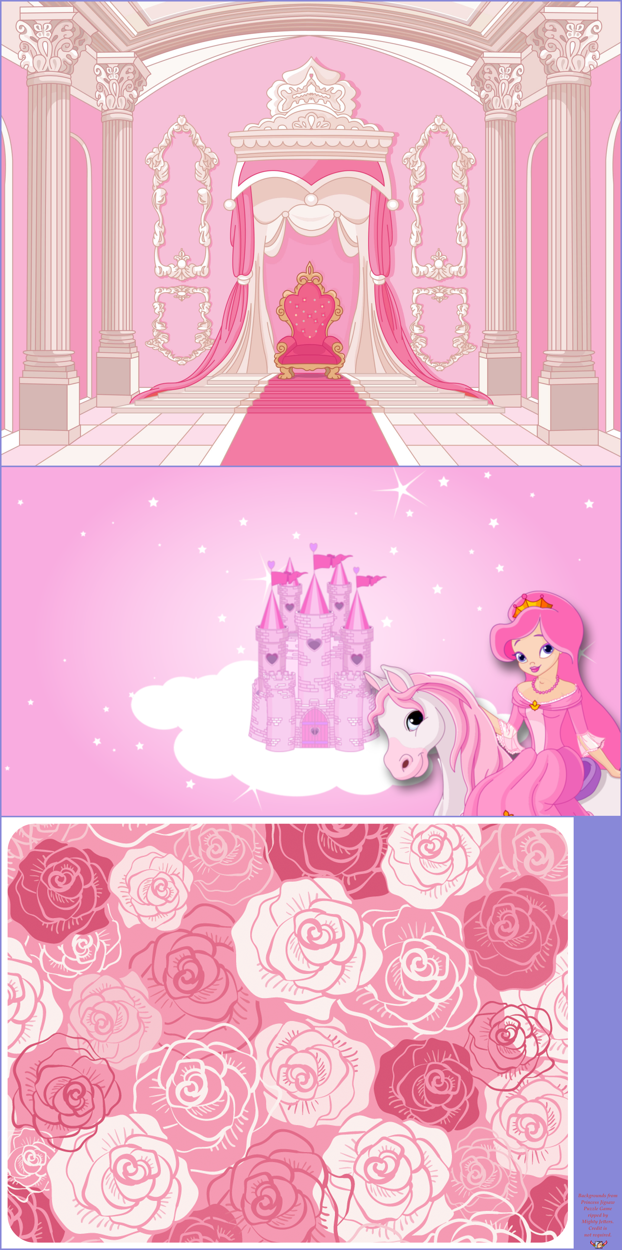 Princess Jigsaw Puzzle Game - Backgrounds