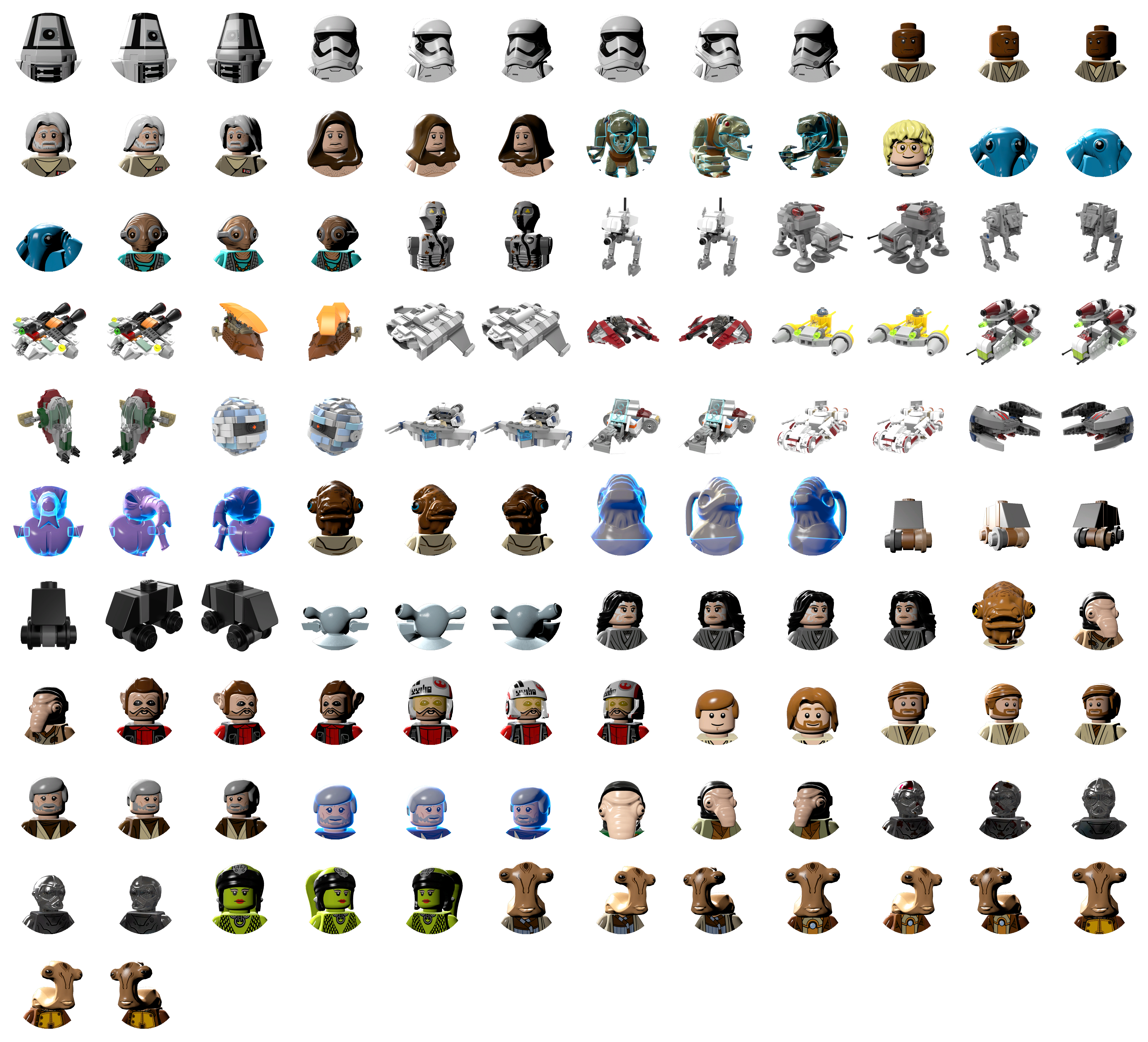 Character Icons (M-O)