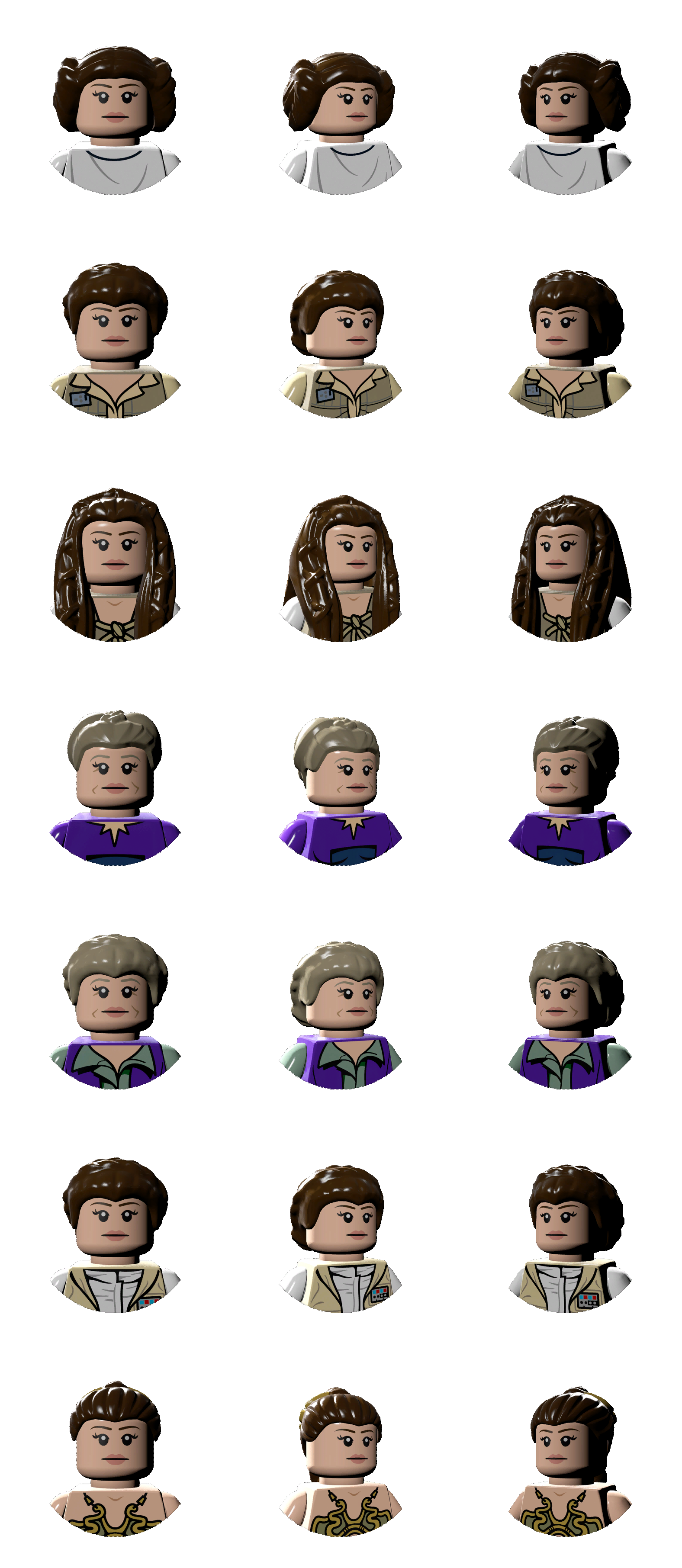 princess leia lego star wars icon