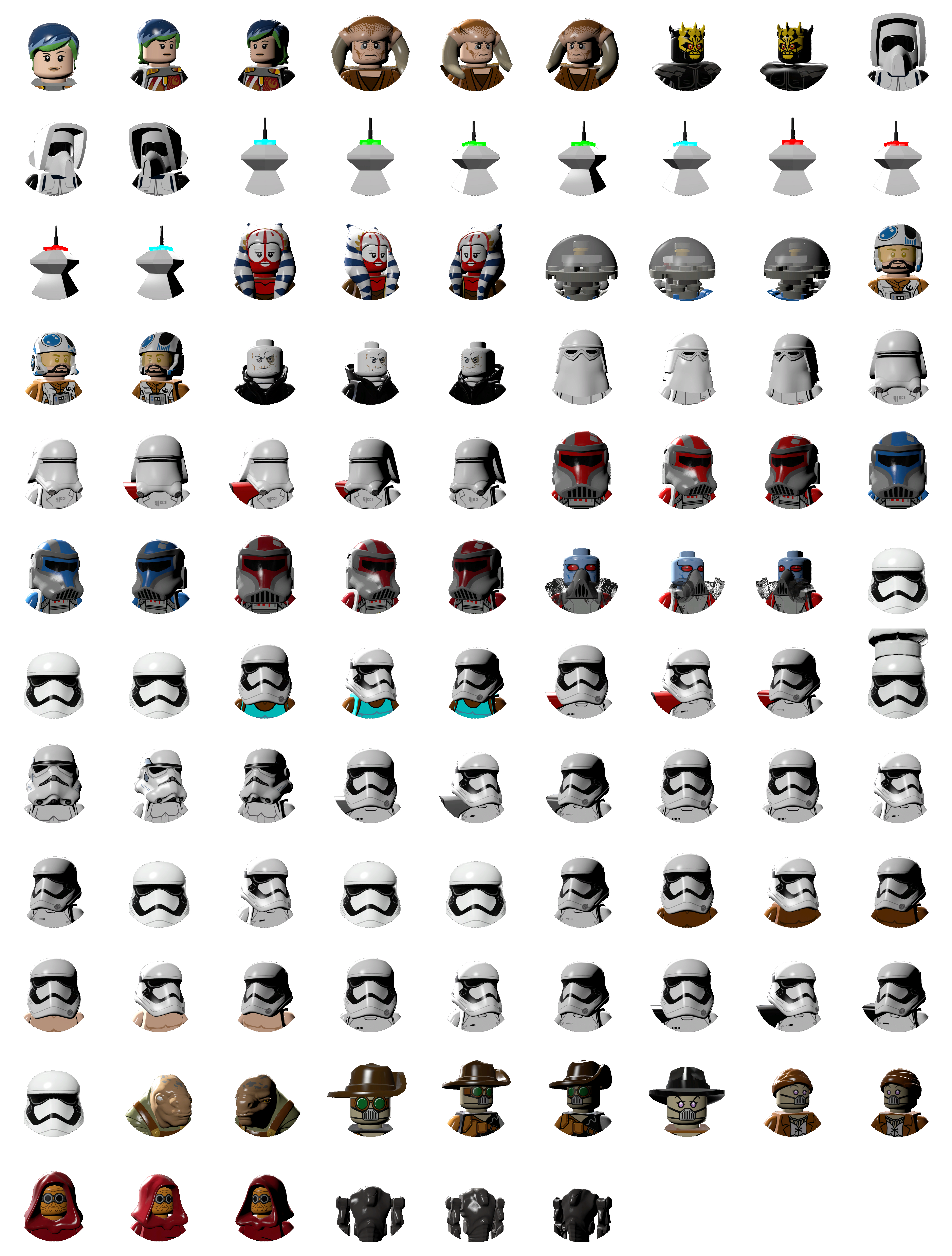 LEGO Star Wars: The Force Awakens - Character Icons (S)