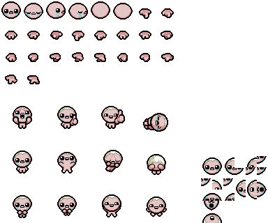 binding of isaac rebirth isaac sprite