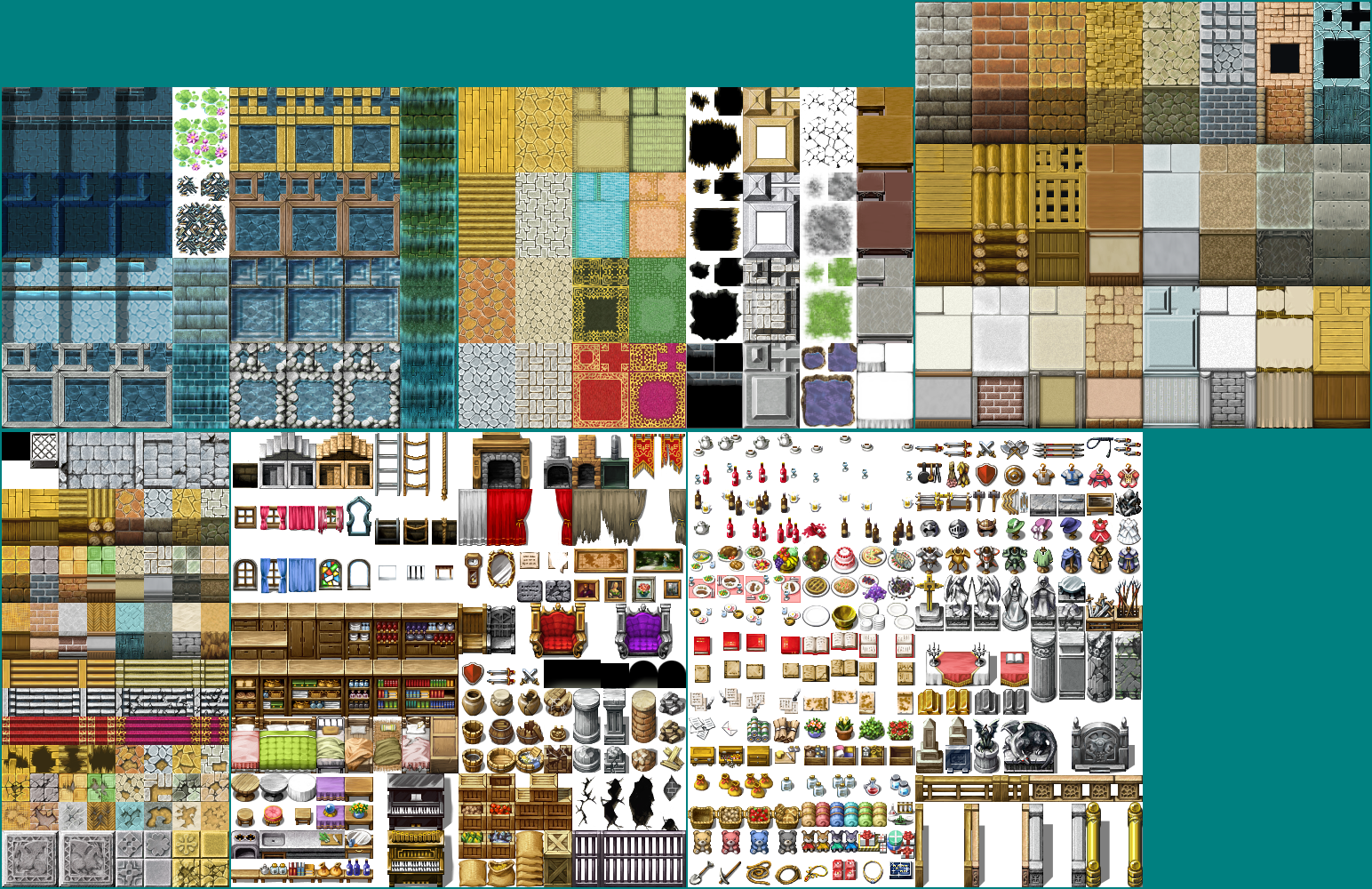 The Spriters Resource - Full Sheet View - RPG Maker VX Ace - Inside
