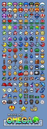 Custom / Edited - Mario Customs - Powerups & Items - The Spriters Resource