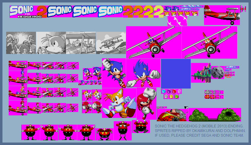 The Spriters Resource Full Sheet View Sonic The Hedgehog 2 Ending