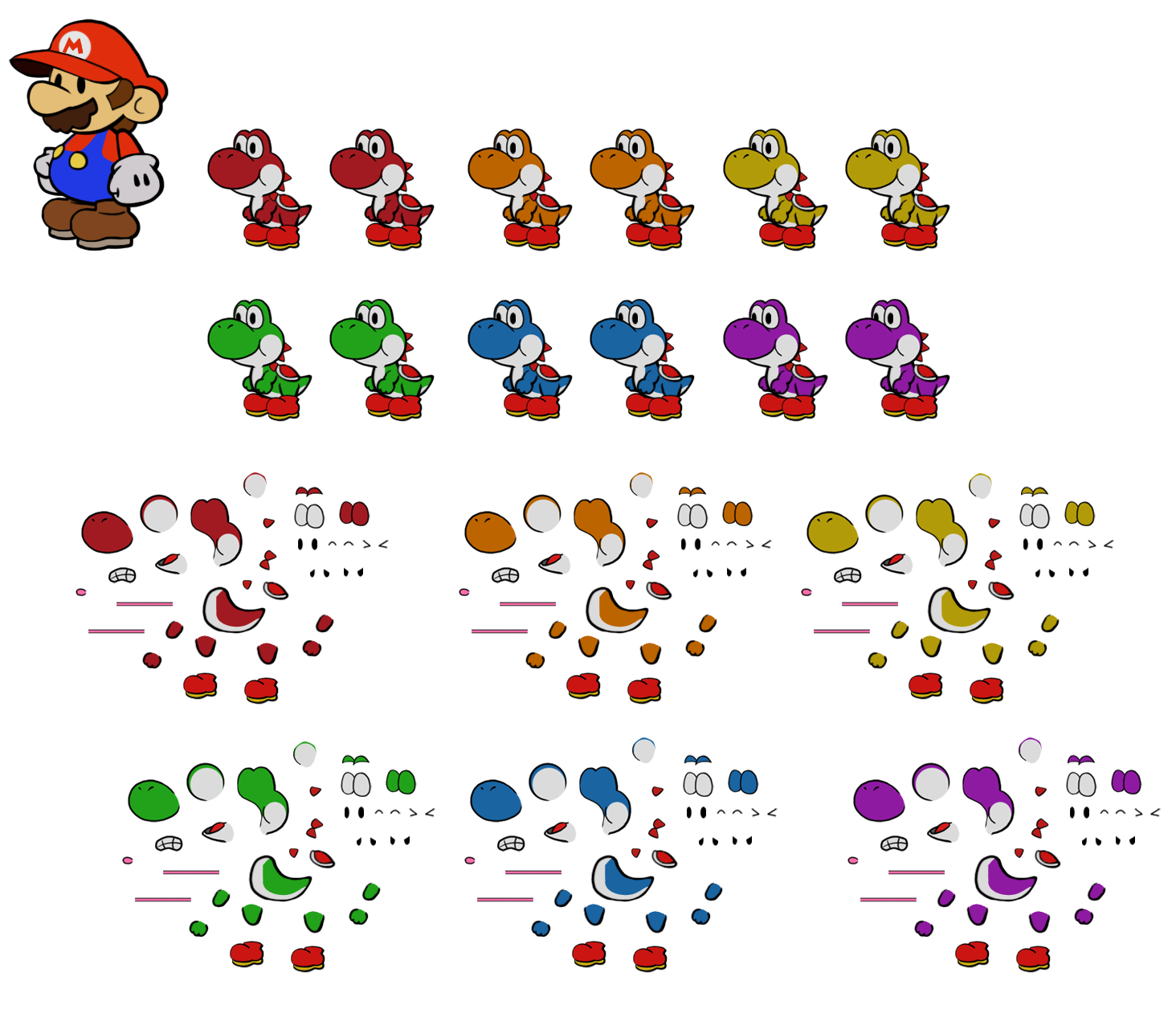 Yoshi Sprite Sheet