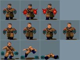 wolfenstein 3d snes sprites