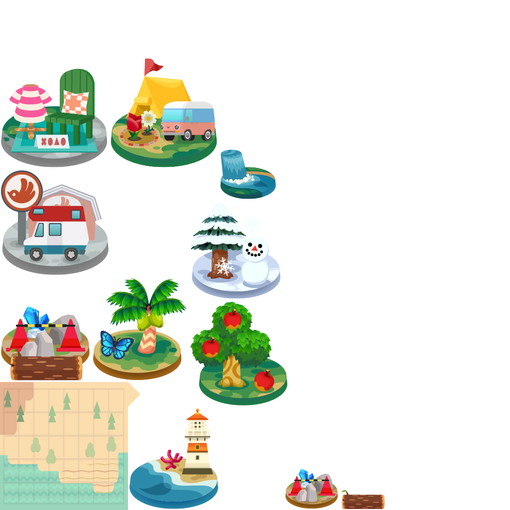 Animal Crossing: Pocket Camp - Map Icons